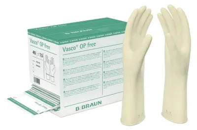 Produktbild von B. Braun Vasco OP free OP-Handschuhe latexfrei steril Gr. 7   | Packung (40 Paare)