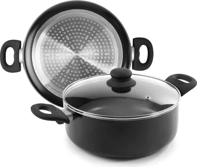 Produktbild von Ibili 16 Cm Induktionstopf Schwarz  Schwarz One Size
