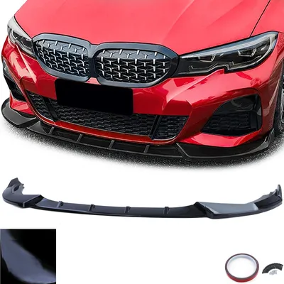 Produktbild von Frontspoiler schwarz glänzend Spoiler Lippe für BMW 3er 2018/11-2020/02