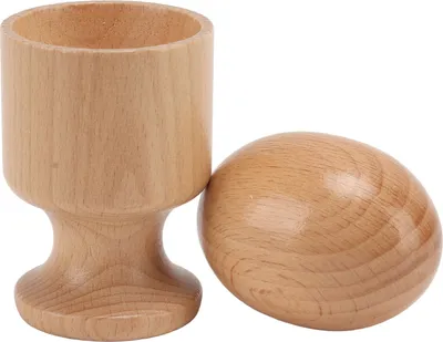 Obrázok produktu pre Hračka s vajíčkovým pohárom, drevená hračka s vajíčkovým pohárom, projekt Fitting Egg Cup, projekt Fitting Exercise Egg Cup, vajíčkový pohár pre ranné vzdelávanie, hračka pre predškolákov