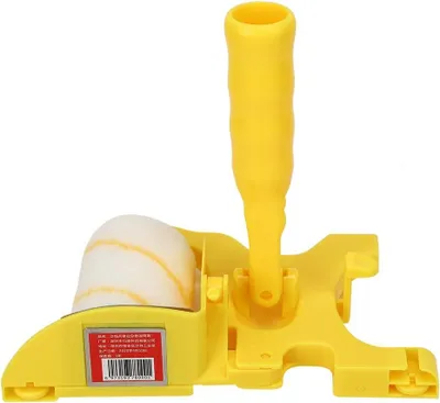 Productafbeelding van Verfset met roller, handroller met randroller, 2 applicatiemethoden, 1 stuk, geschikt voor muren en plafonds