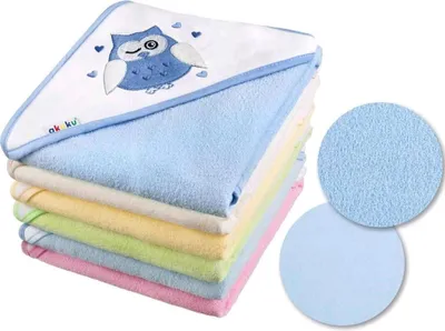 Immagine prodotto di Asciugamano con cappuccio, asciugamano per bambini, asciugamano per bambini con cappuccio, poncho da bagno poncho per bambini in spugna - orsetto ecru