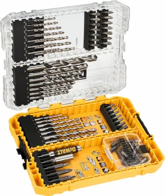 Produktbild von Bit- und Bohrer-Set DT70761, EXTREME + High Performance HSS-G, Bohrer- & Bit-Satz (72-teilig, in TOUGHCASE)