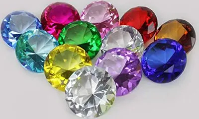 Produktbild von 12st. Glasdiamant Dekodiamant aus Kristallglas 50mm in Box, 2,92€/Stk.