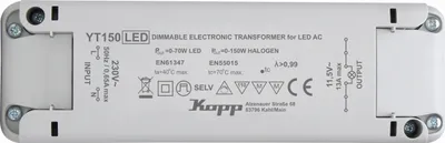 Image de Kopp Transformateur électronique 0-150W/VA 202515098