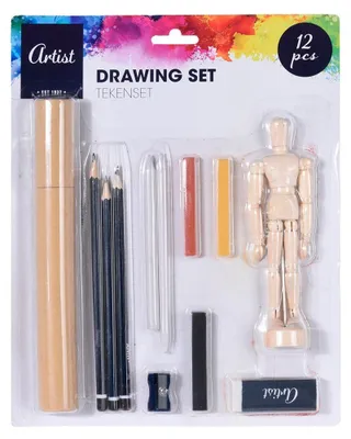 Obrázek produktu pro Sada na kreslení pro děti ARTIST, 12 prvků