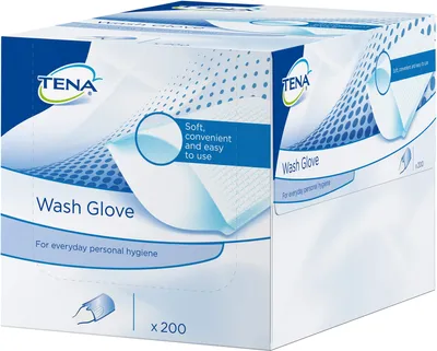 Produktbild von TENA Wash Glove, 200 St HAS