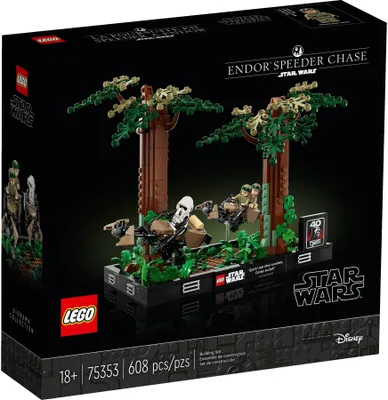 Produktbild von LEGO® Star Wars™ 75353 Verfolgungsjagd auf Endor™ – Diorama