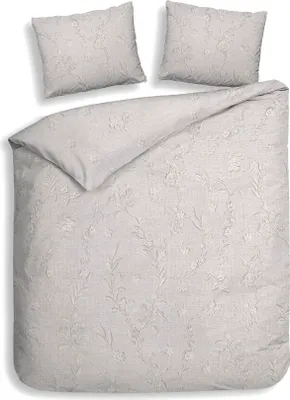 Productafbeelding van Heckett Lane Dekbedovertrek Katoen Twill Broidy - natural 240x200/220cm