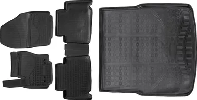 Produktbild von 3D Gummimatten Kofferraumwanne Für Ford S-Max / Galaxy 2006-2015, Gummi Fußmatten NORM