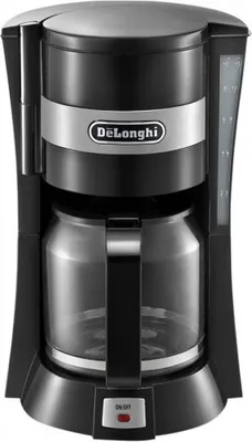 Obrázek produktu pro De’Longhi ICM15210, Kávovar na překapávanou kávu, 1,25 l, Mletá káva, 900 W, Černá