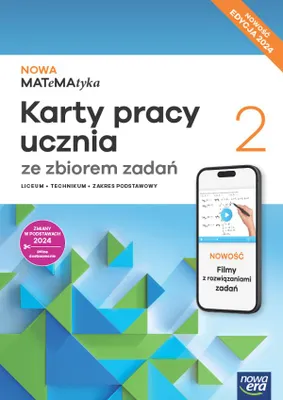 Productafbeelding van Nowa Matematyka karty pracy ze zbiorem zadań 2 zakres podstawowy EDYCJA 2025