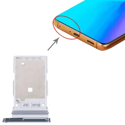 Produktbild von Dual Sim Karten Halter Adapter für Samsung Galaxy S22 / S22 Plus Ersatz Grün
