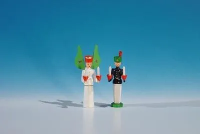 Produktbild von Weihnachtsfiguren Engel und Bergmann BxHxT 2x6x2cm NEU