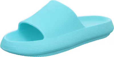 Produktbild von Leichte und flexible Badelatsche MY1602-LTBL in Blau, gefertigt aus EVA-Material