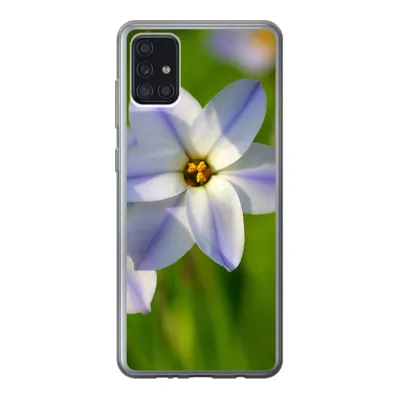 Produktbild von MuchoWow® Handyhülle Schutzhülle Hülle für Samsung Galaxy A52 5G Blumen - Garten - Lila Silikon Softcase Handy Hülle - Umschlag