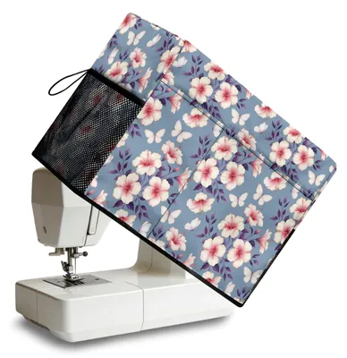 Naaimachinehoes Hibiskusblüte 45x22x32 cm Polyester