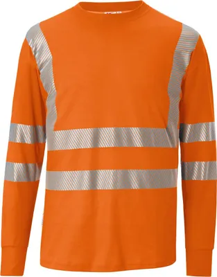 Produktbild von KÜBLER REFLECTIQ Longsleeve PSA 2 warnorange  5145 8205-37-3XL