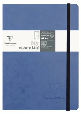 Produktbild von Clairefontaine Notizbuch AgeBag MyEss A5 96Bl dot blau