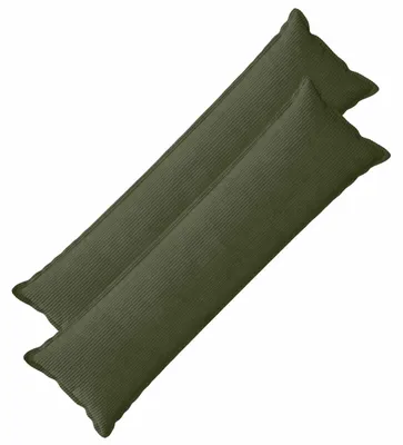 Obrázek produktu pro vidaXL Povlak na polštář, 2 kusy, barva: zelená, materiál: cordura, rozměry: 40 x 145 cm