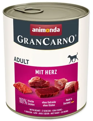 Obrázek produktu pro Konzerva Animonda Gran Carno Adult se srdcem 800g