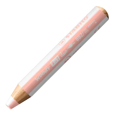 Immagine prodotto di STABILO 882/100-355 STABILO Multitalent marker woody 3 in 1 duo, weiß/apricot