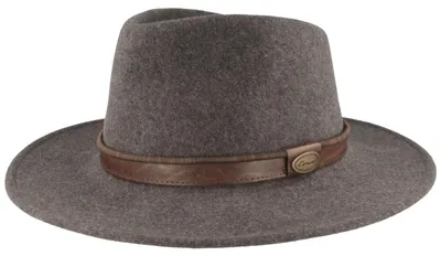 Immagine prodotto di Cappello da esterno arrotolabile in feltro di lana di Hut-Breiter, grigio, taglia 57