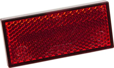 Produktbild von SHIN YO Rückstrahler rot 70 mm x 31,5 mm mit Gewindebolzen M5