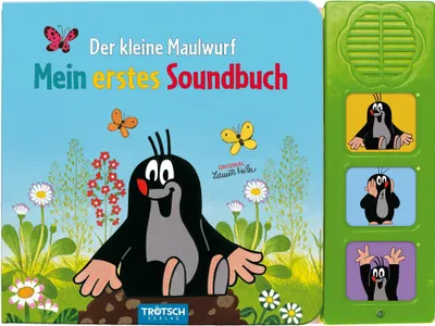 Produktbild von Trötsch Der kleine Maulwurf Soundbuch Mein erstes Soundbuch mit 3 Geräuschen: Beschäftigungsbuch Soundbuch Geräuschebuch Musikbuch Liederbuch (Soundbücher)