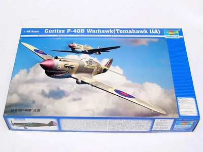 Produktbild von Trumpeter Curtiss P-40 B Warhawk 1:48, 02807