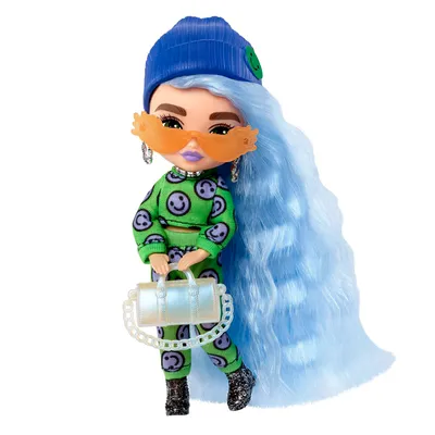 Image de Poupée Barbie Extra Minis #3 (14 cm env.) avec modes, accessoires et support de poupée
