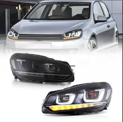 Produktbild von LED SCHEINWERFER passend für VW Golf 6 Limo und Kombi 2008-2013 Plug and Play