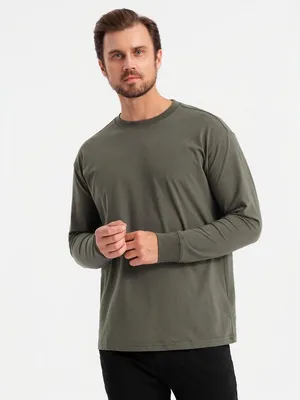 Productafbeelding van Ombre heren longsleeve, donkergrijs, maat M