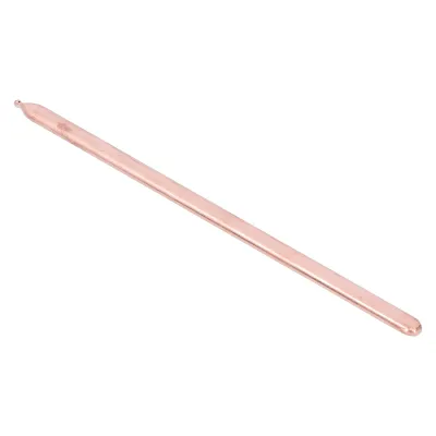 Image de Tube en laiton thermoconducteur,Tube chauffant en laiton pour ordinateur,Tube chauffant plat de refroidissement,Tube chauffant plat pour ordinateur portable,Tube chauffant plat de 180 mm,Accessoires d'ordinateur