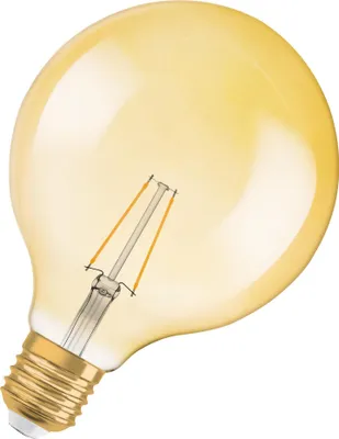 Produktbild von OSRAM LAMPE LED-Vintage-Lampe E27, 824 1906GLOBE2,8/824FGD