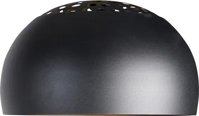 Produktbild von QAZQA Bogenlampe XXL Schirm schwarz ,