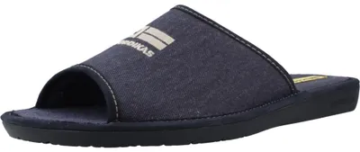 Produktbild von Nordikas Hausschuhe aus der Serie Mahon, Modellnummer 505, in der Farbe Blau