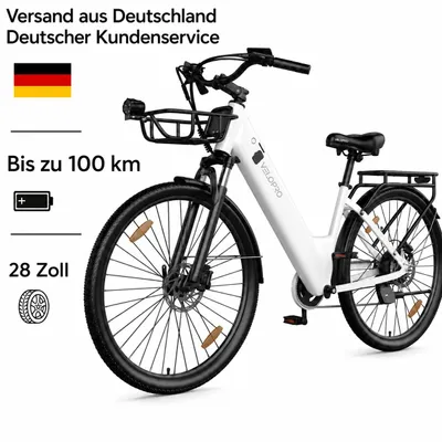 Produktbild von VELOPRO C1Pro Pedelec 28 Zoll E-Bike, 36V 18Ah Akku(80-100km), Shimano 7 Gang