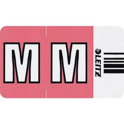 Produktbild von Orgacolor Buchstabensignal M VE=250 Stück rosa