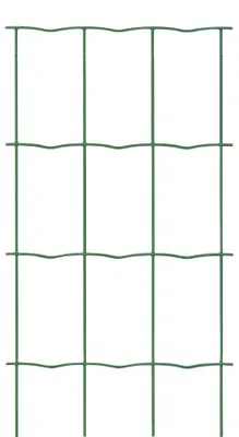Maschendrahtzaun grün 1,25 x 25 m, 76 x 63 mm, 2,2 mm