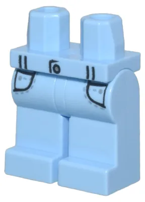 Obrázek produktu pro LEGO, velmi světle modré kostky a nohy (970c00pb1525) –