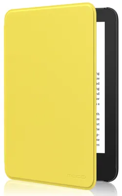 Immagine prodotto di Custodia MoKo per Kindle 11ª generazione (2024/2022), 6 pollici, colore giallo chiaro