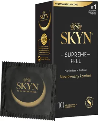 Produktbild von Skyn Supreme Feel latexfreie Kondome, 10 Stück
