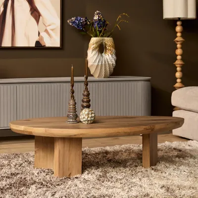 Productafbeelding van StarFurn Salontafel Zillah 130cm Naturel Eiken