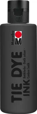 Obrázok produktu pre Marabu 17300004073 Marabu farba na batiku TIE DYE INK, 80 ml, 073 čierna