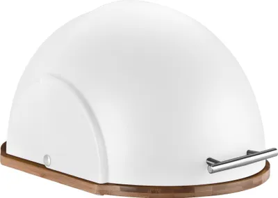 Produktbild von Brotkasten Helment Bambus / Kunststoff weiß