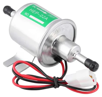Imagen del producto de Bomba de combustible eléctrica, 12 V, 8 mm (0,3 pulgadas). Bomba de gasolina universal