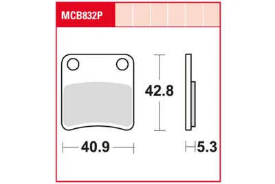Image de TRW Plaquettes de frein Trw Sinter Mcb 832P