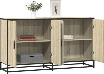 Obrázok produktu pre vidaXL Príborník Sonoma dub 134x35x76 cm materiál na báze dreva