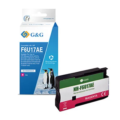 Produktbild von G&G kompatybilny ink / tusz z F6U17AE, HP 953XL, NH-R00953XLM, magenta, 1600s